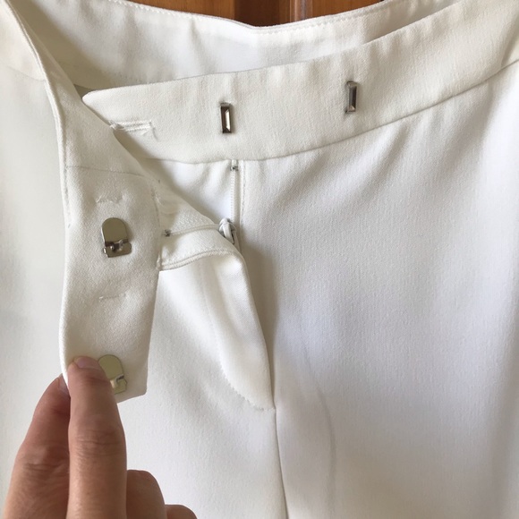 Anne Klein size 10 white capri dress pants - Picture 5 of 9
